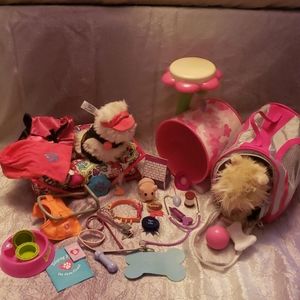 American Girl Pet Care Clinic set and Accessories